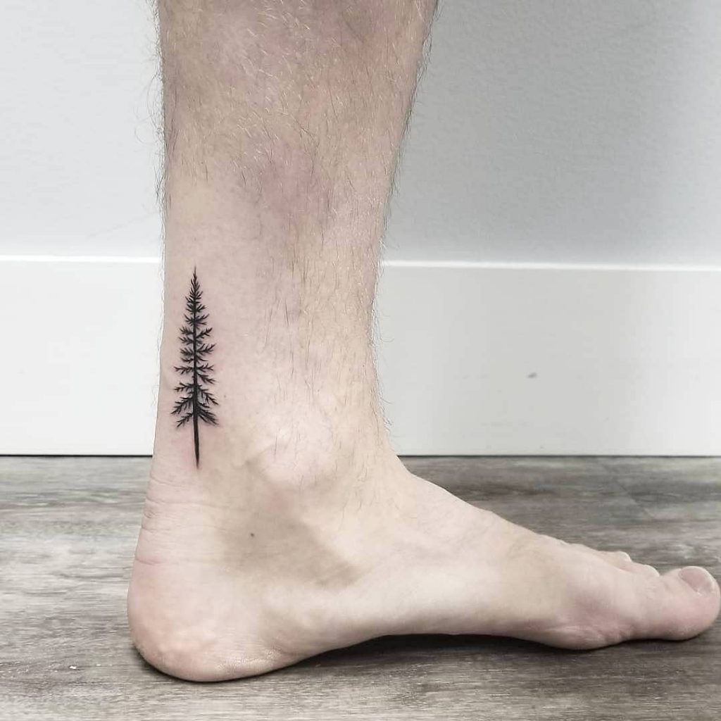 Tiny Tree Tattoo
