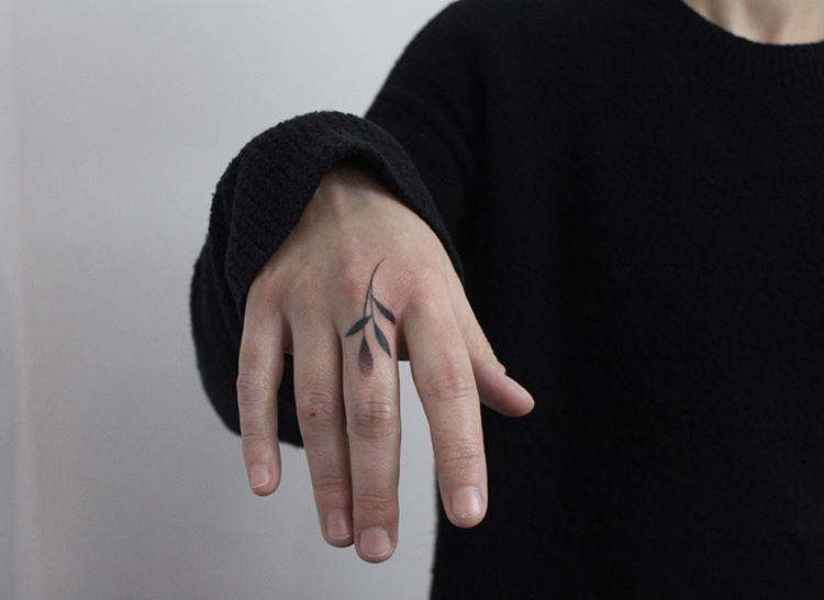 Tiny Twig Tattoo