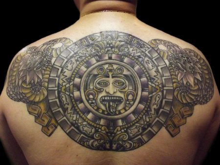Mayan and Aztec tribal tattoos