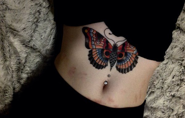 Chest Butterfly tattoo designs  Tattoo Designs for Women