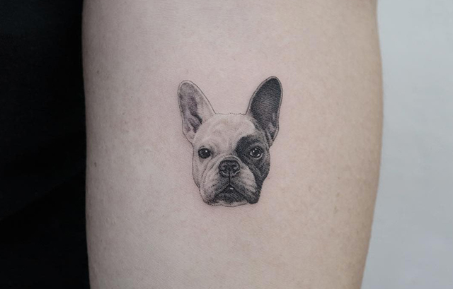 Tiny Dog Tattoo on Your Hands