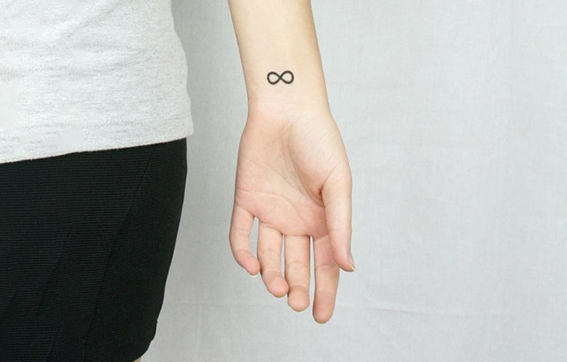 Tiny Infinity Tattoo on Your Wrist