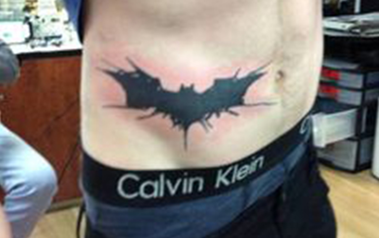 Batman Symbol Tattoo