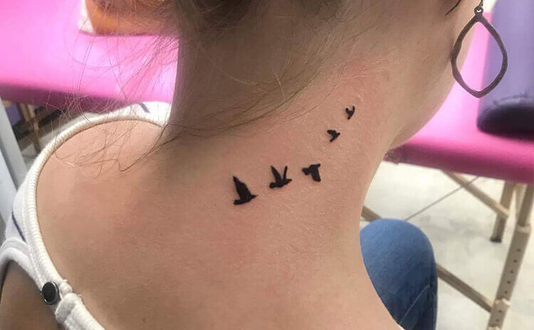 Flying Birds tattoo