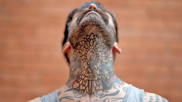 Full Neck Tattoos.