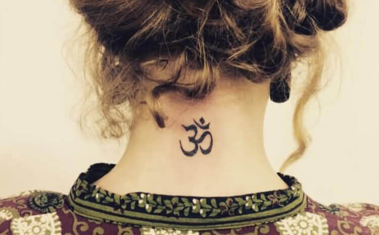 OM Symbol tattoo