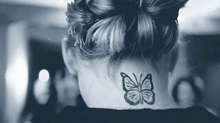 White Butterfly tat