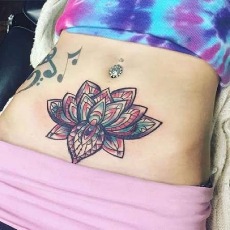 Pin on Stomach Tattoos for Women