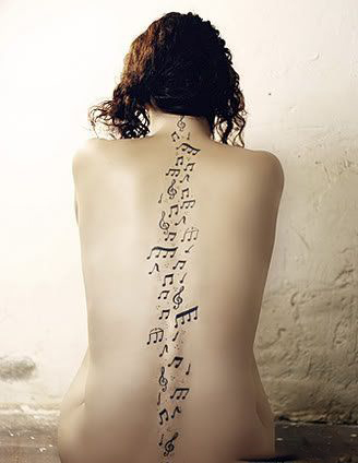Spine tattoo for girl