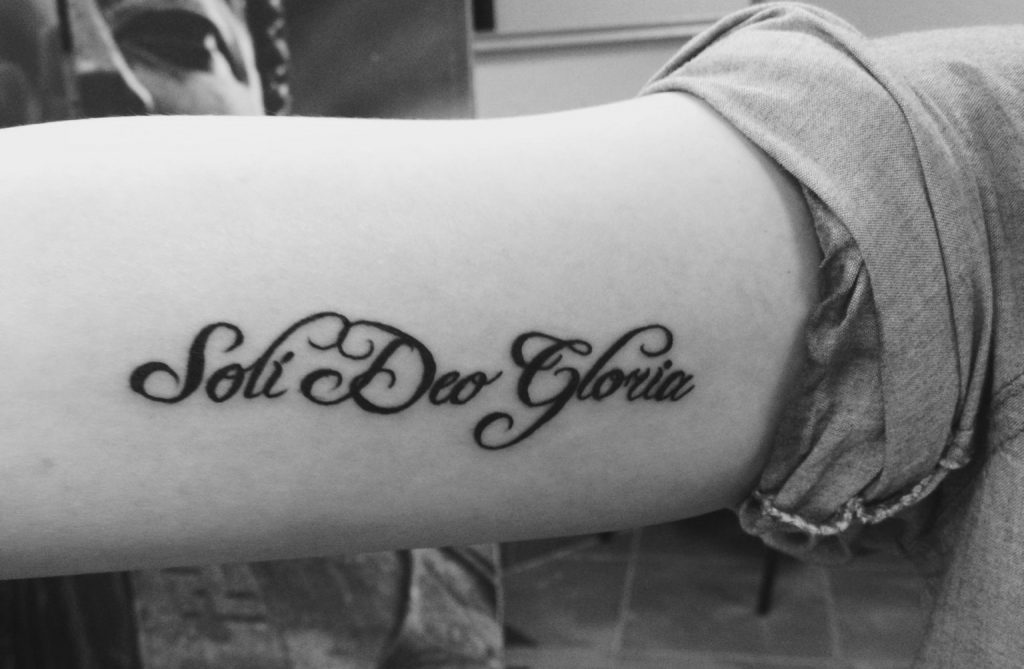 soli Deo gloria  tattoo font download free scetch