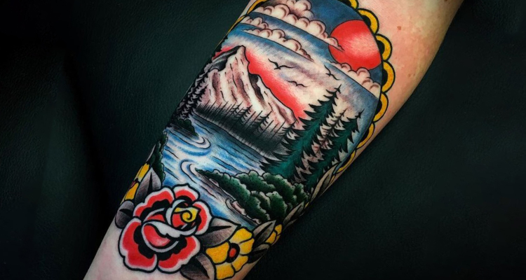 34 Magnificent Mountain Tattoo Ideas for Men  Women in 2023