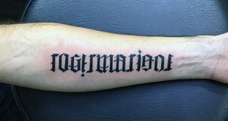 Tattoo uploaded by Servo Jefferson  BeautifulDisaster ambigram by Niki O  via IG  nikiotattoo beautifuldisaster ambigram  Tattoodo