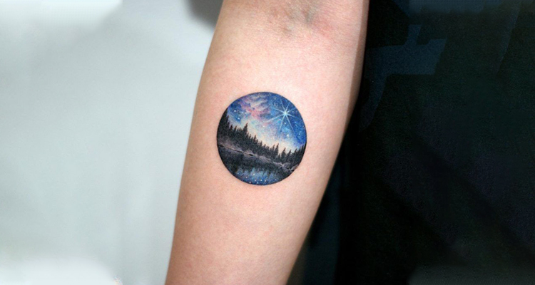 Circle Nature tattoo