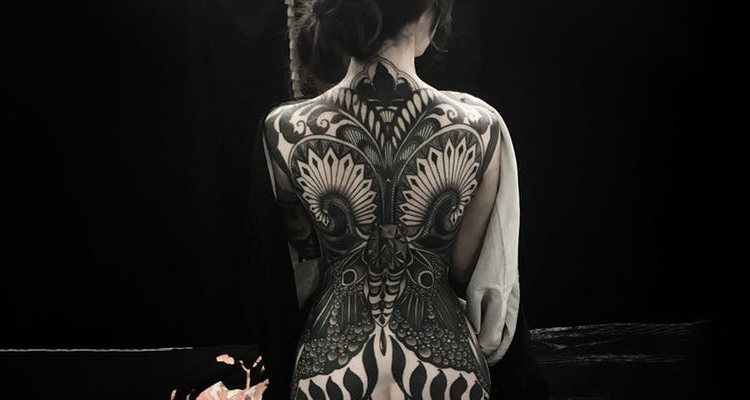 Art Nouveau Architecture Style Tattoo