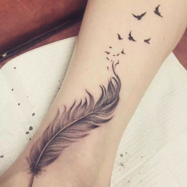 Dove Feather tattoo designs