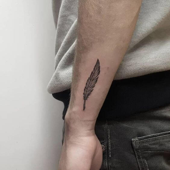 Feather Tattoo Designs with Meaning