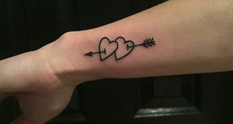 Arrow and Heart Tattoo Designs - wide 10