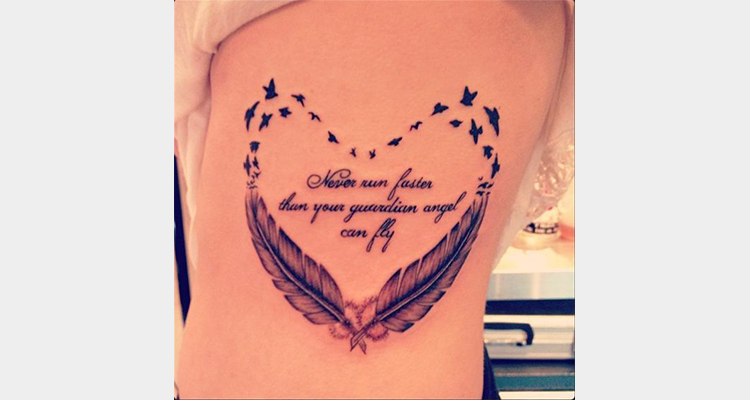 Message Inside the Heart tattoo