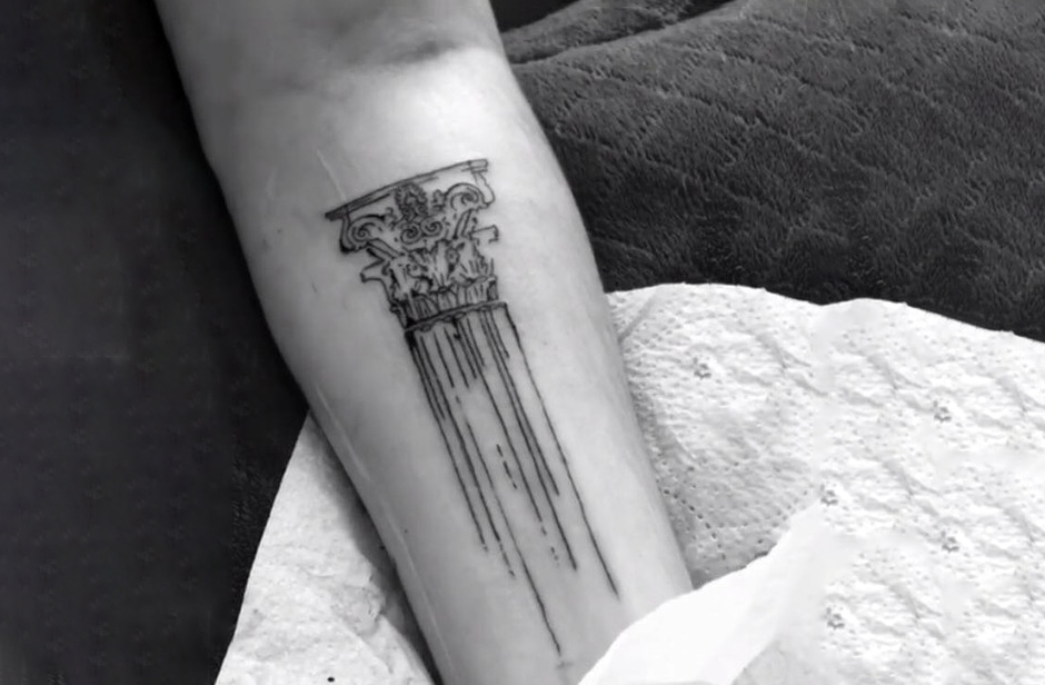 Neoclassical Architecture Style Tattoo