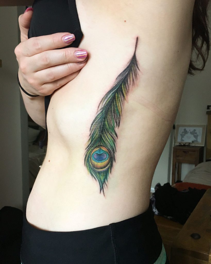 14 Beautiful Peacock Feather Tattoo Ideas for Women in 2023