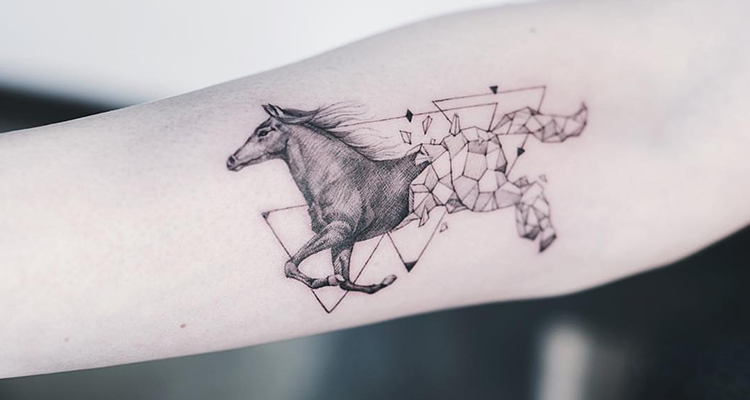 UPDATED 20 Spirited Tribal Horse Tattoos