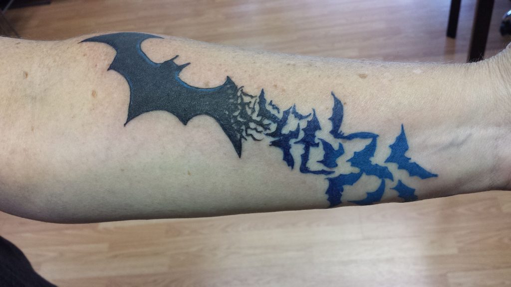 The Power of the Caped Crusader tattoo