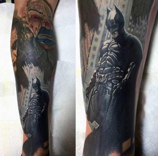 batman tattoo