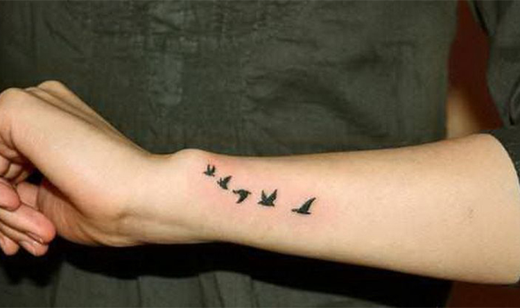 Bird Flying tattoo