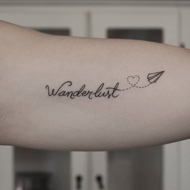 Wanderlust Travel Tattoo