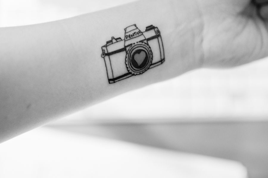 Best camera Tattoo photo on Wrist