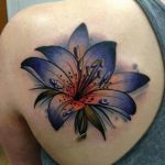 Amaryllis Floral Tattoo