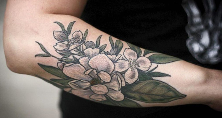 Arbutus Floral Tattoo