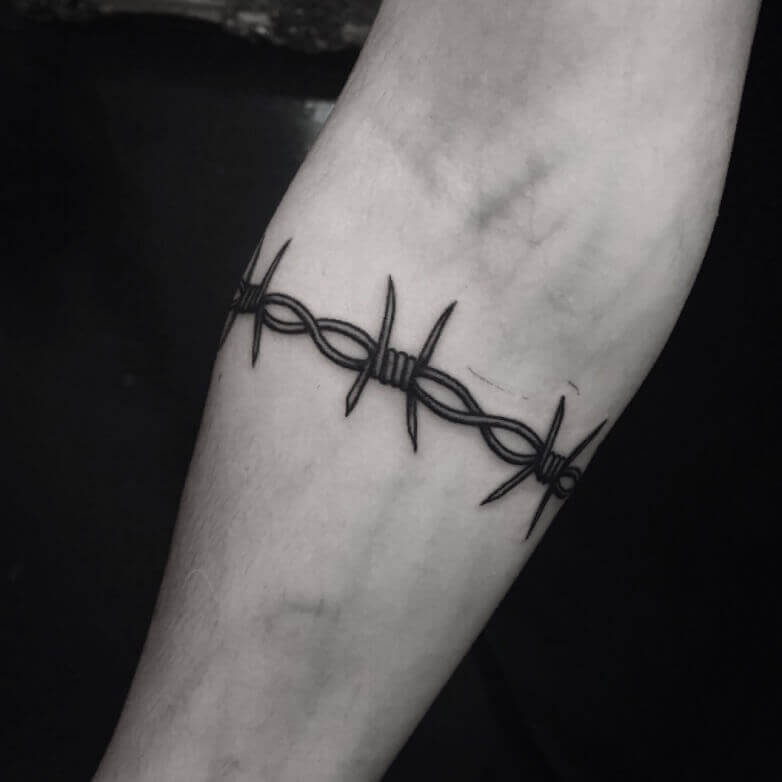 Barbed Wire Armband Tattoo Designn