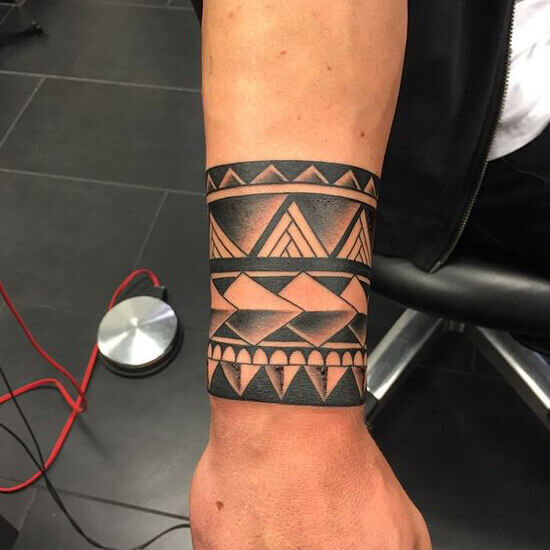 aztec band tattoos