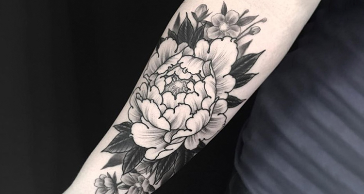 Carnation Floral Tattoo