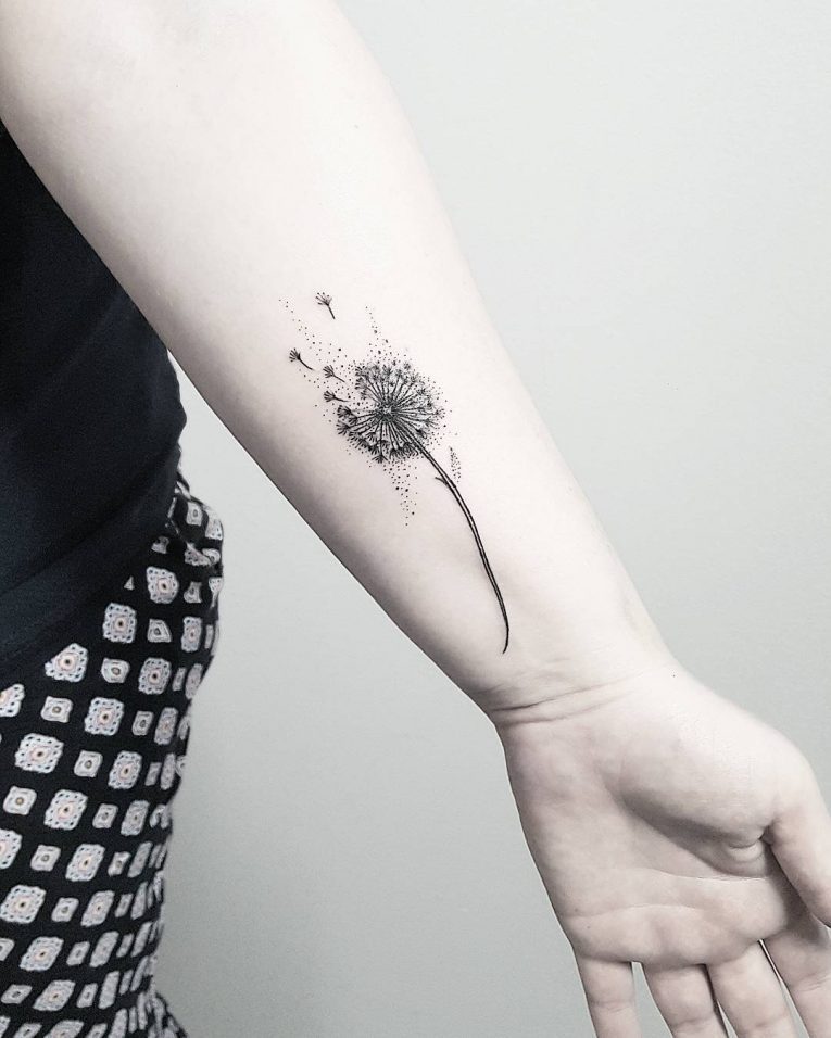 Best floral tattoo on wrist