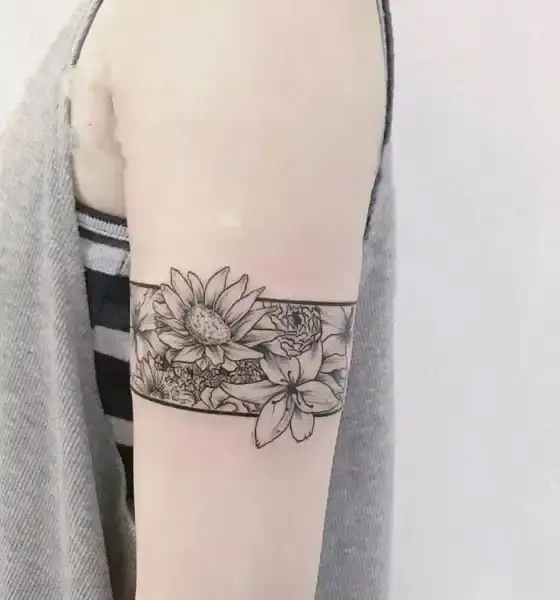Flower Band Tattoo
