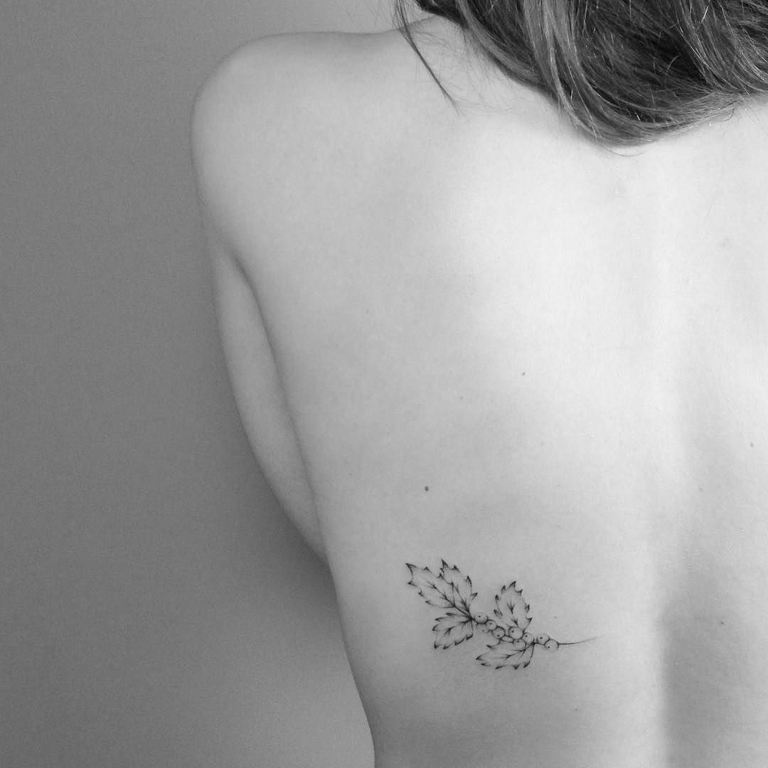 Hot Back girl Tattoo Designs