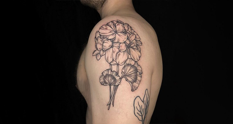 Lily Floral Tattoo