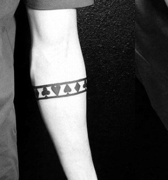 Playing Cards Armband Tattoo