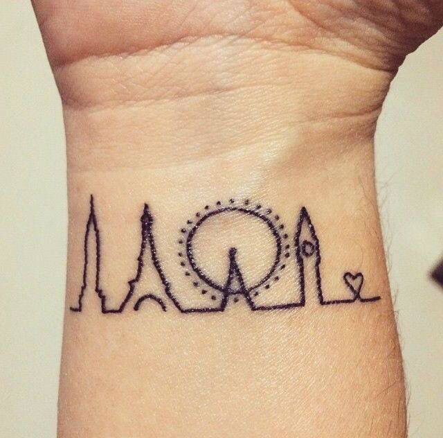 travel couple tattoos