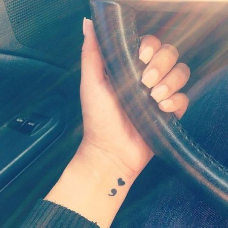 Small-Semicolon-Tatto
