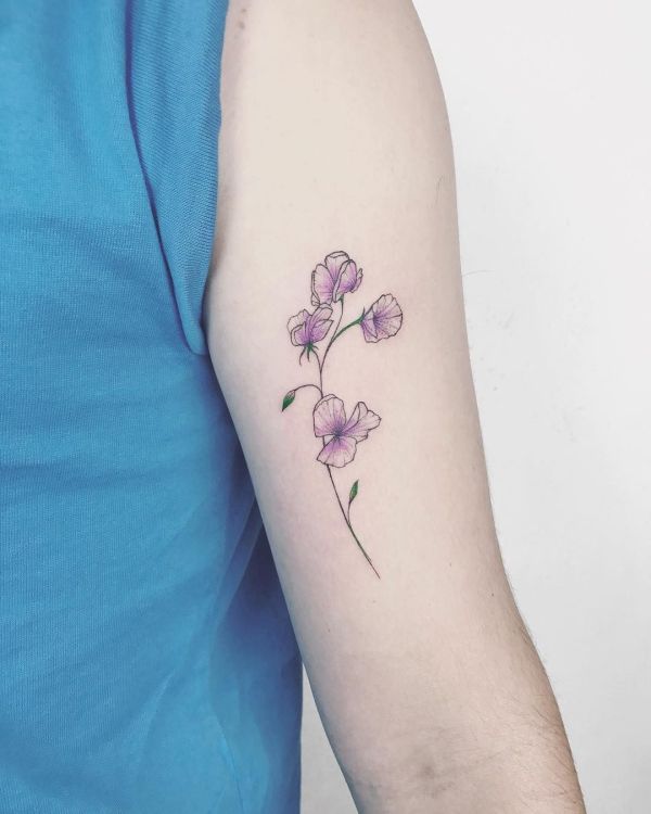 Floral Tattoo for Girls