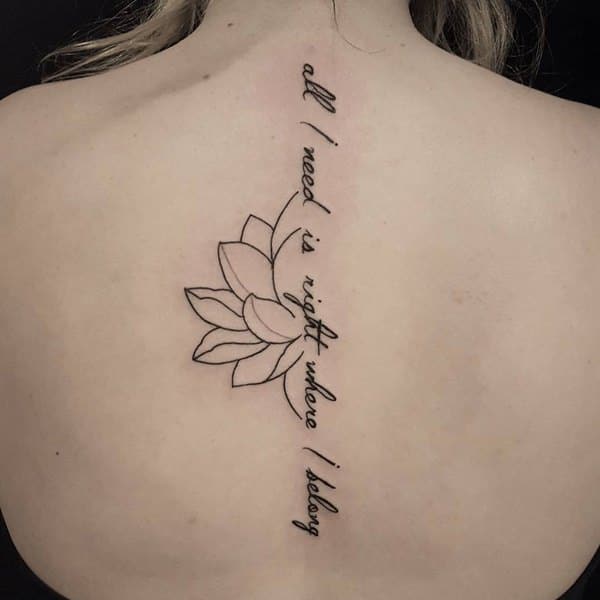 Thin Lines tattoo