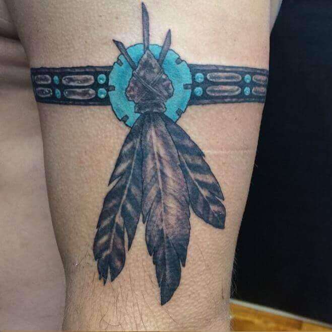 native american Tribal armband tatto