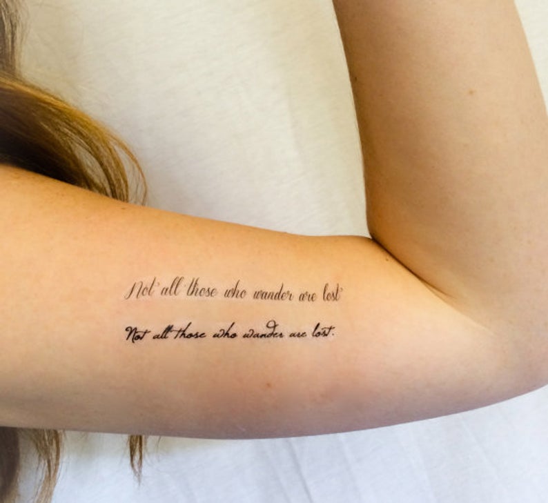 Travel Quote tattoo designs