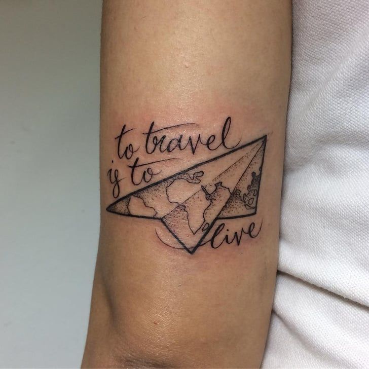 live love travel tattoo