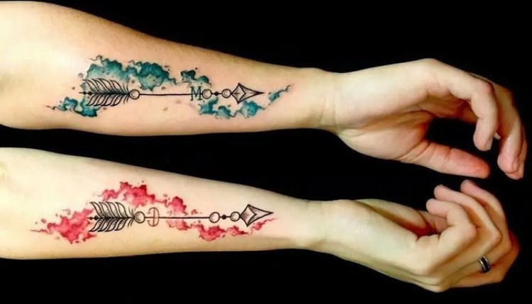 Couple Tattoos: 30+ Design Ideas to Describe Your Relationship - 100 Tattoos-kimdongho.edu.vn