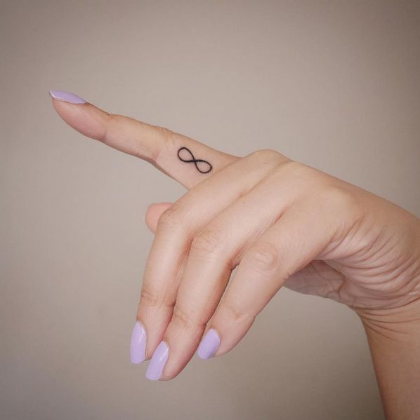 infinity finger tattoos image