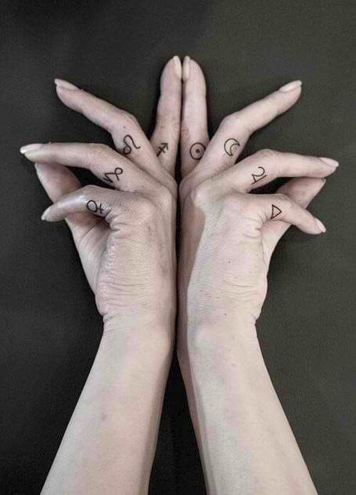 80 Best Inner & Side Finger Tattoos with Meaning [2023 Designs]